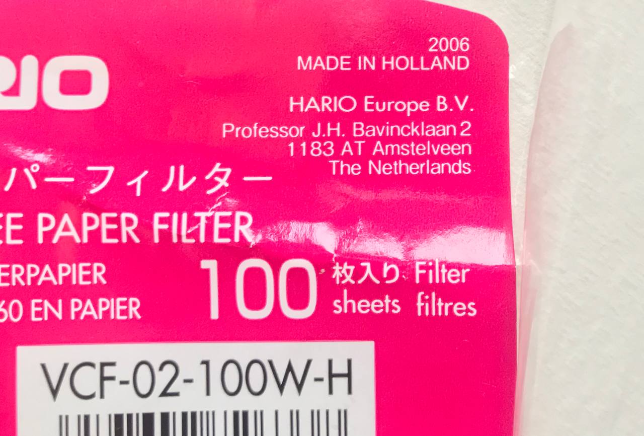 Фильтры Hario V60