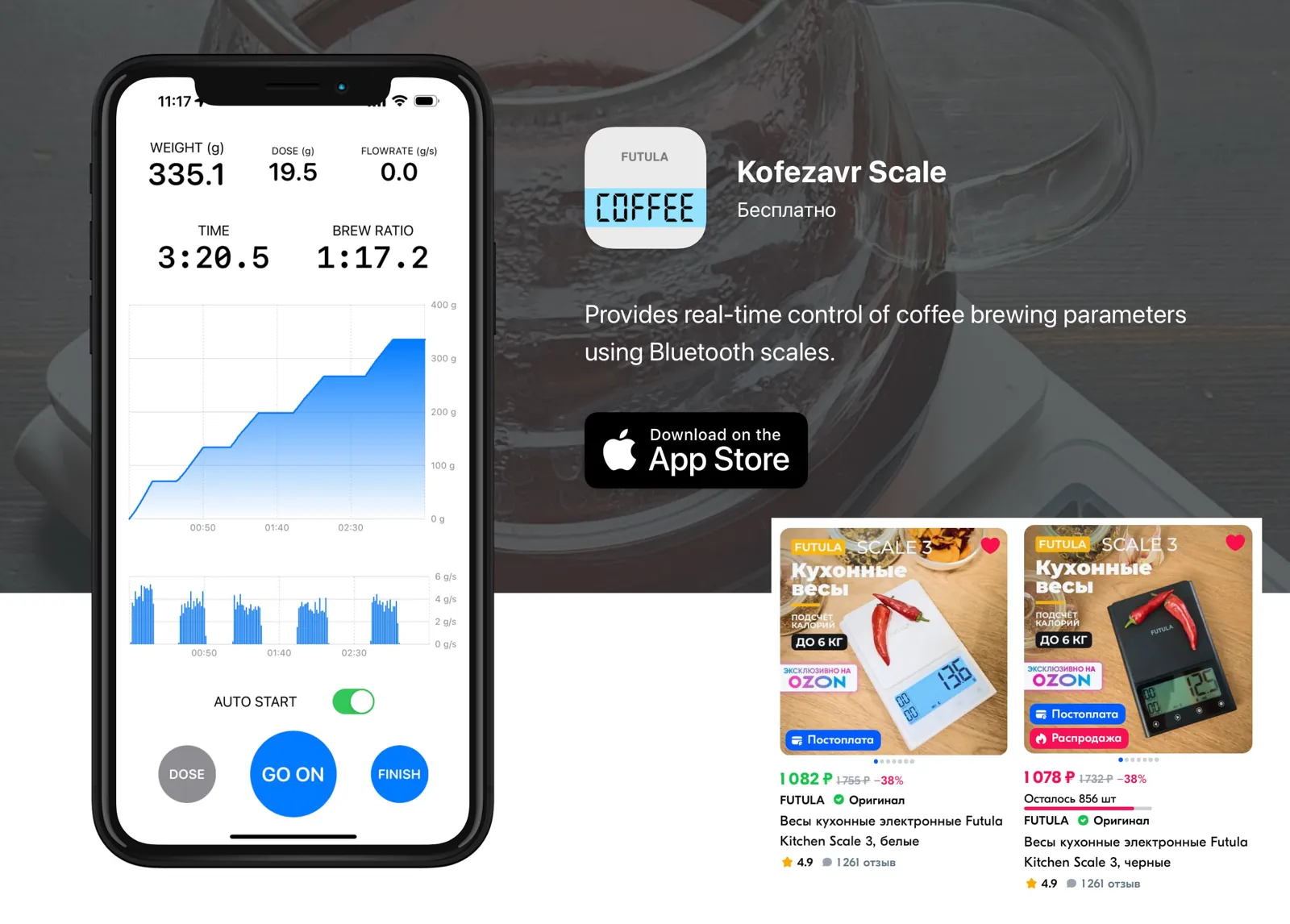 📰 Приложение Kofezavr Scale появилось в App Store